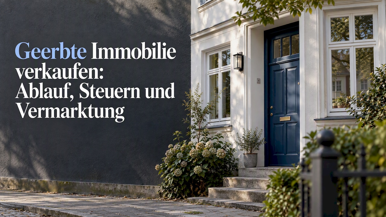 Geerbte Immobilie verkaufen: Ablauf, Steuern und Vermarktung