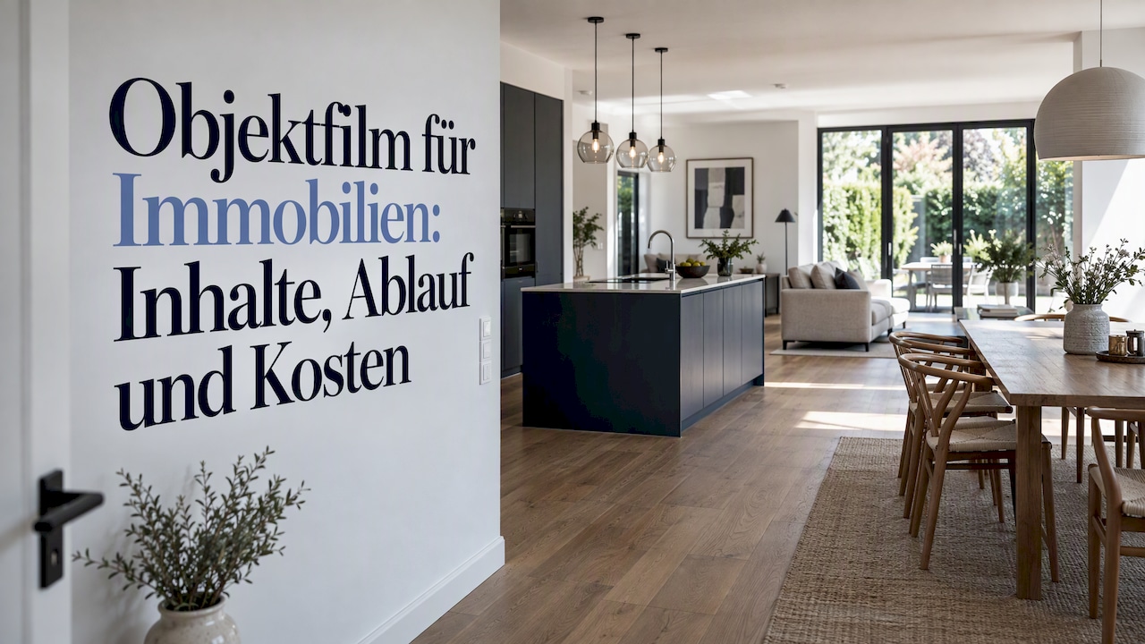 Objektfilm für Immobilien: Inhalte, Ablauf und Kosten